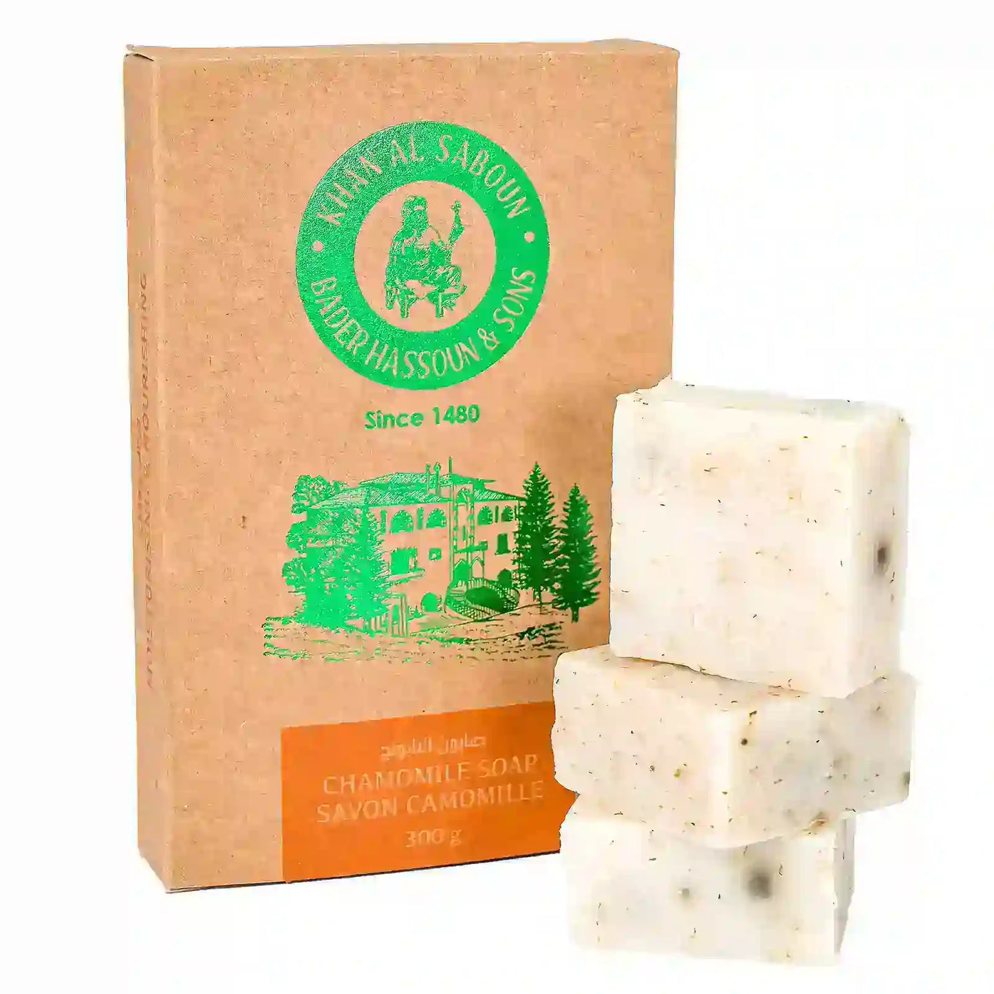 صابون الأعشاب - بابونج وأرغان - 300غ - Pack Of 6