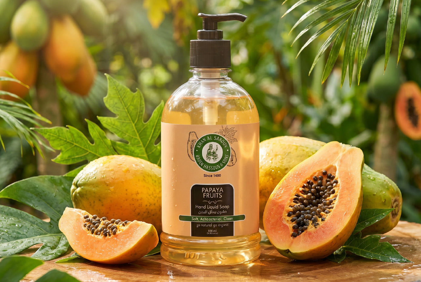 Liquid Soap Papaya - 500 ml - صابون سائل بابايا